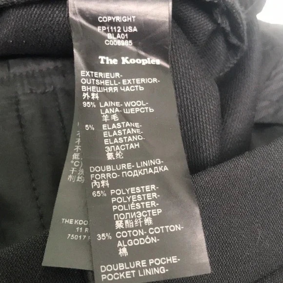 The Kooples Black Dress Pants - Picture 8 of 8